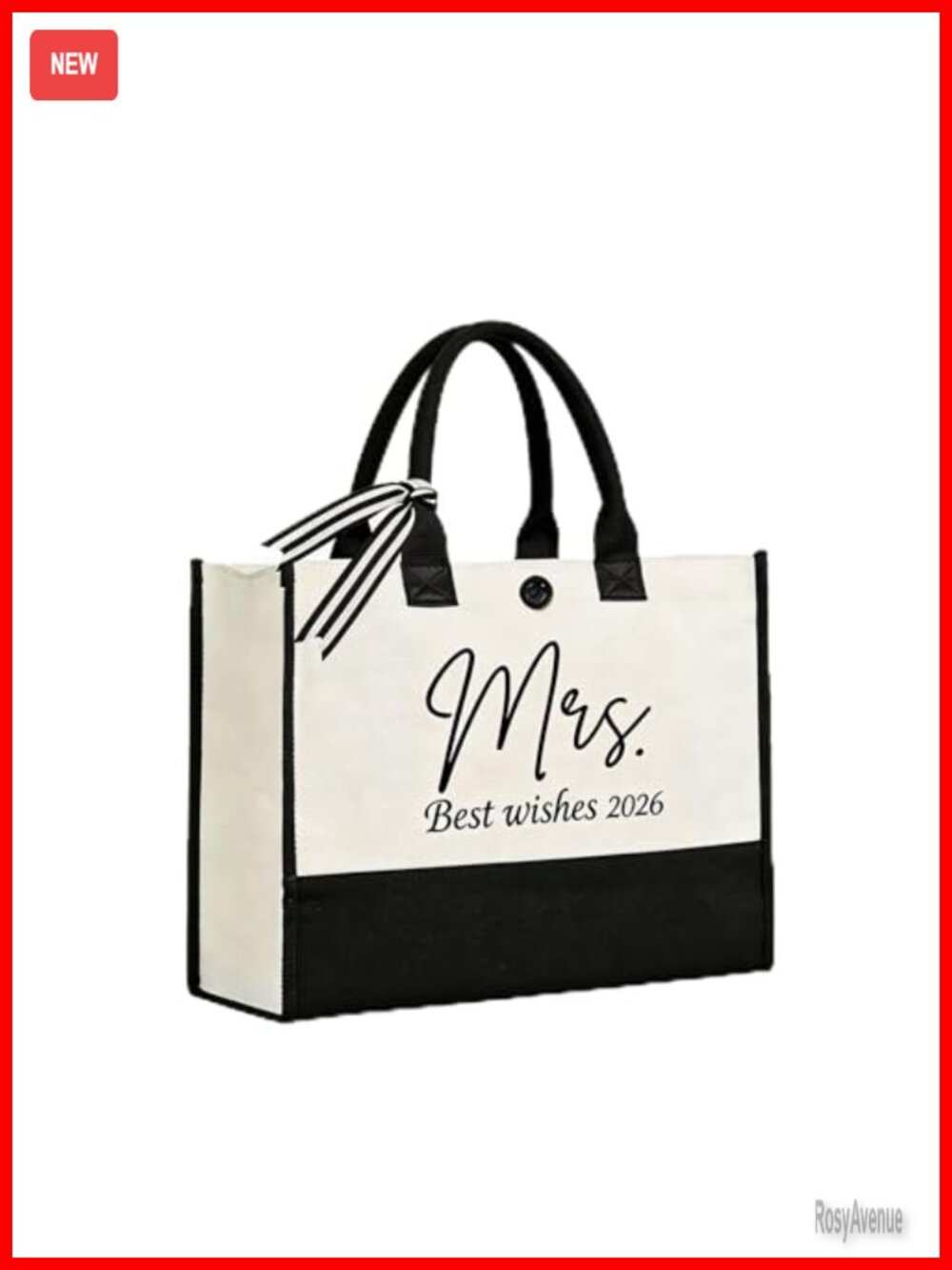 Canvas Tote Bag Bridal Shower Wedding Gift Bride to Be Bachelorette